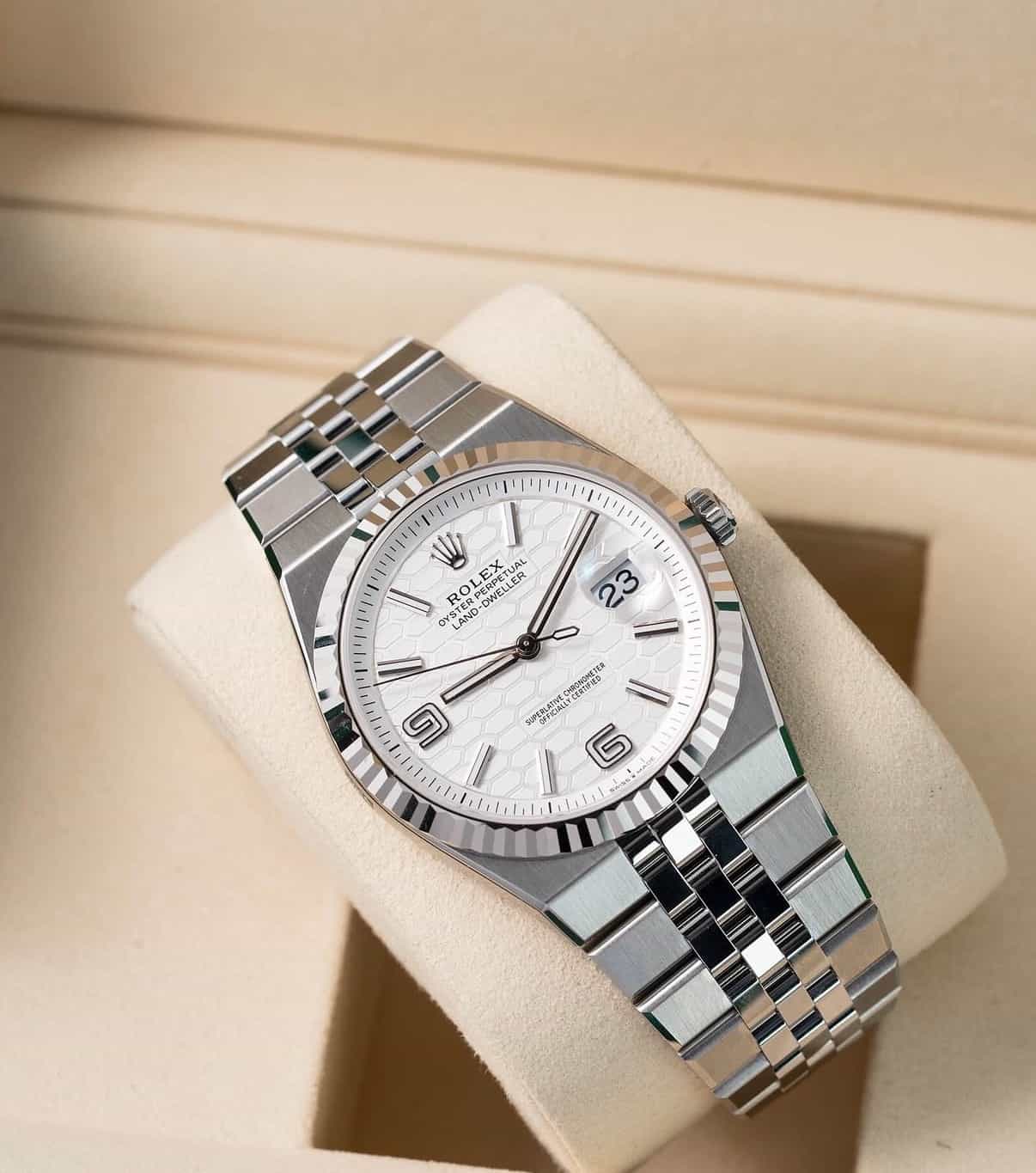 Rolex Land Dweller Dial White